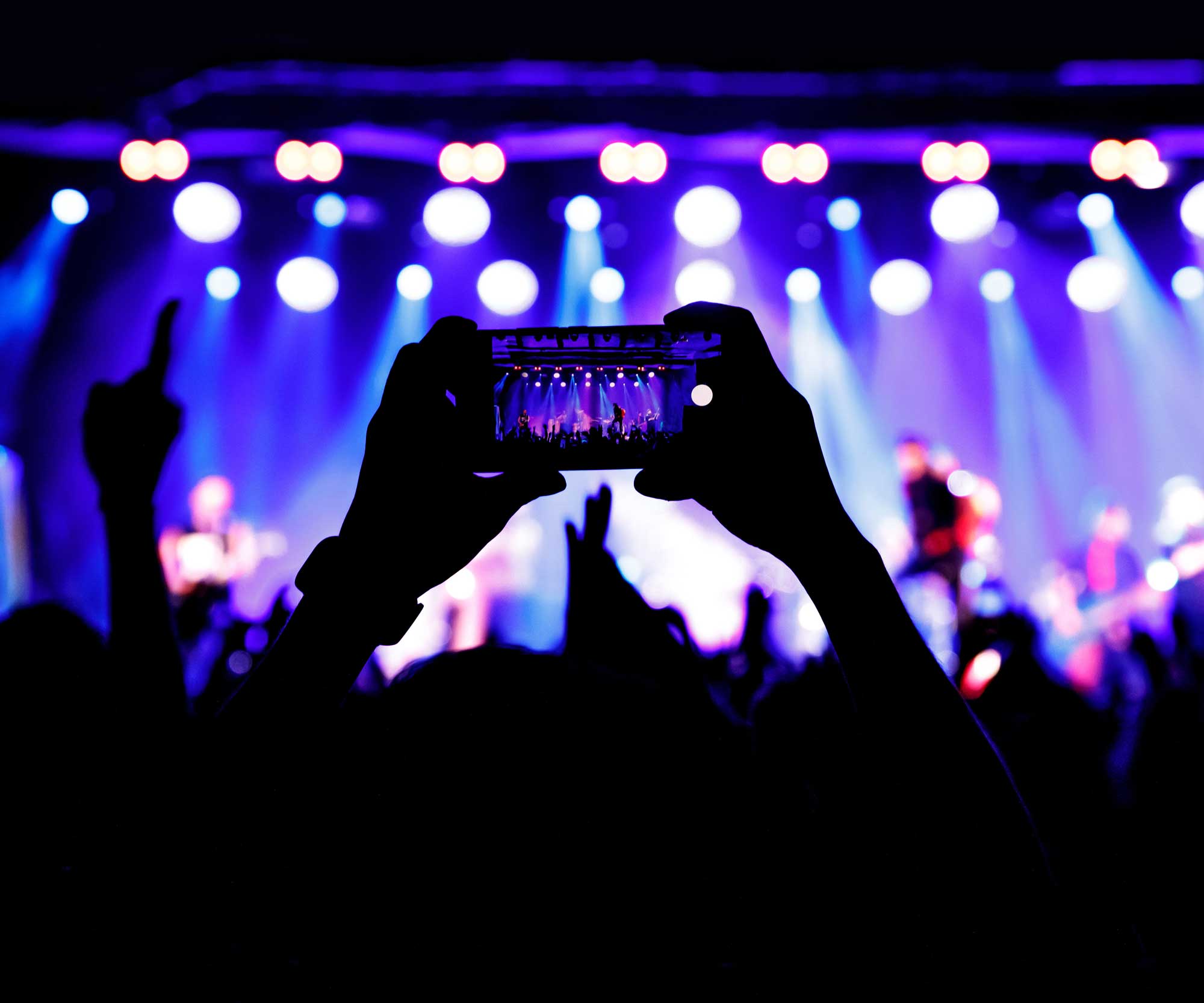 recording live concert on phone